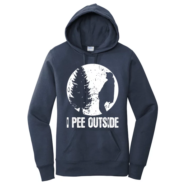 I Pee Outside Inappropriate Women's Pullover Hoodie