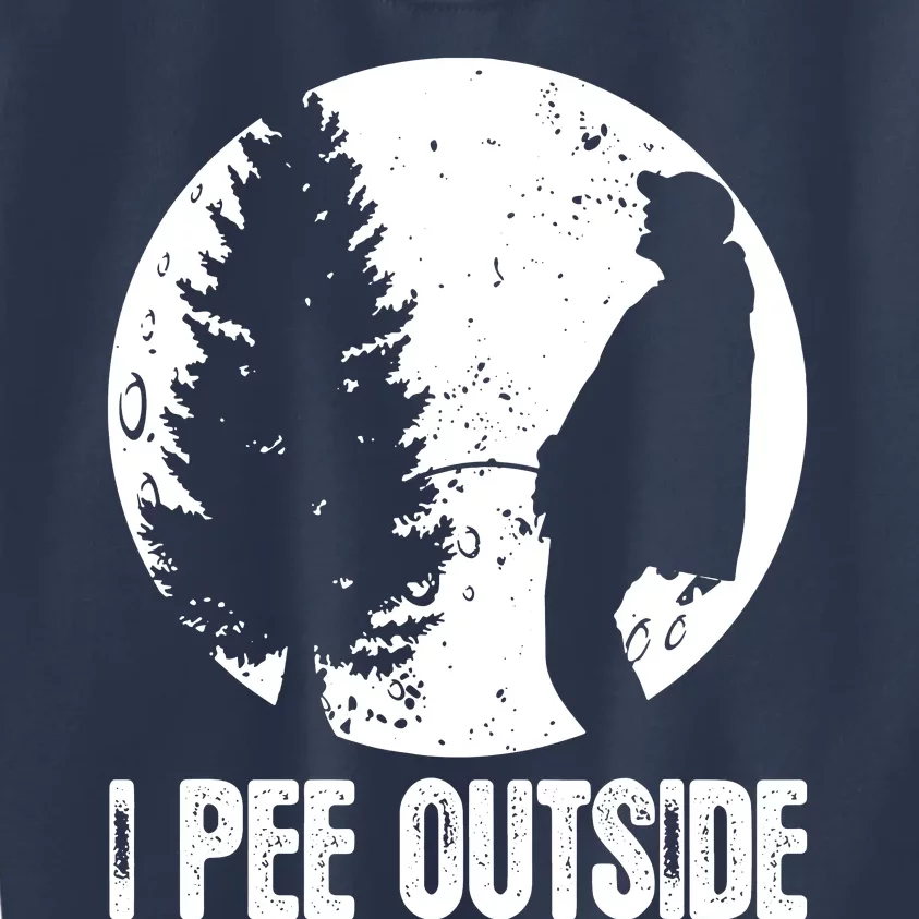 I Pee Outside Inappropriate Kids Sweatshirt