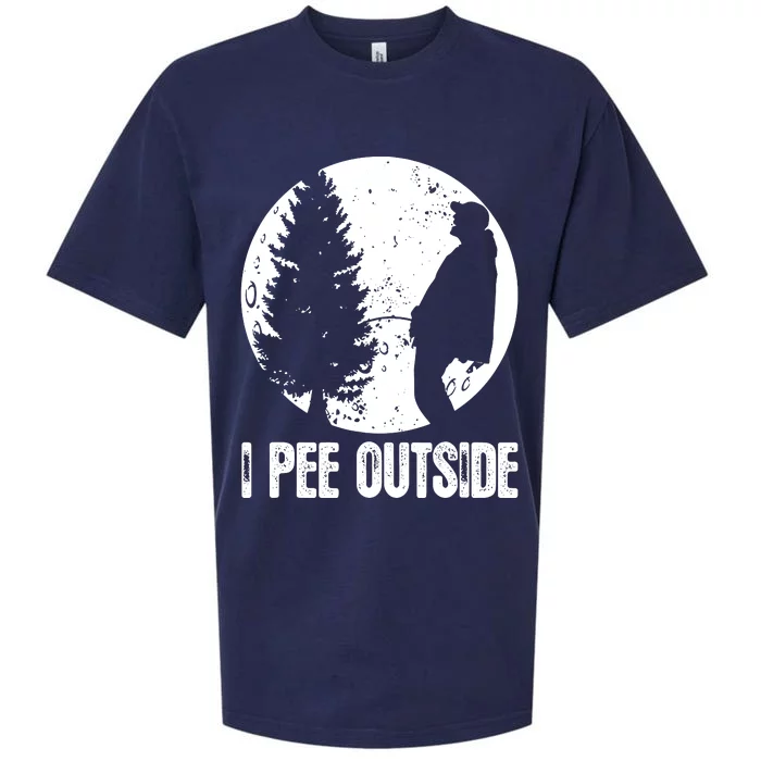 I Pee Outside Inappropriate Sueded Cloud Jersey T-Shirt