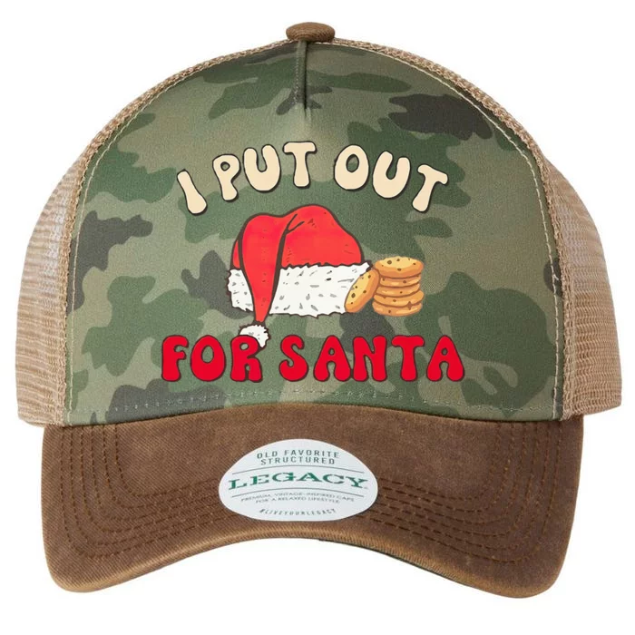 I Put Out For Santa Christmas Couple Legacy Tie Dye Trucker Hat