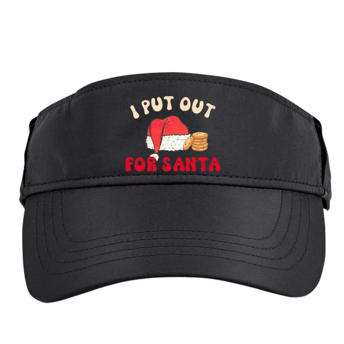 I Put Out For Santa Christmas Couple Adult Drive Performance Visor