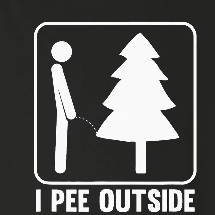 I Pee Outside Funny Camping Toddler Long Sleeve Shirt