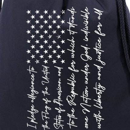 I Pledge Of Allegiance The Flag Of The United States Of USA Drawstring Bag