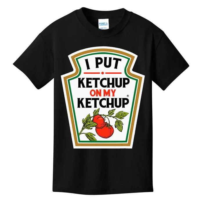 I Put On My K.E.T.C.H.U.P Tomato Diy Halloween Kids T-Shirt