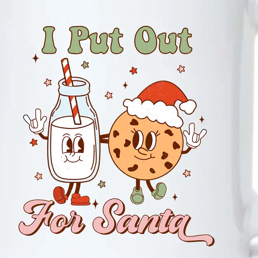 I Put Out For Santa Funny Milk And Cookie Christmas Retro Black Color Changing Mug