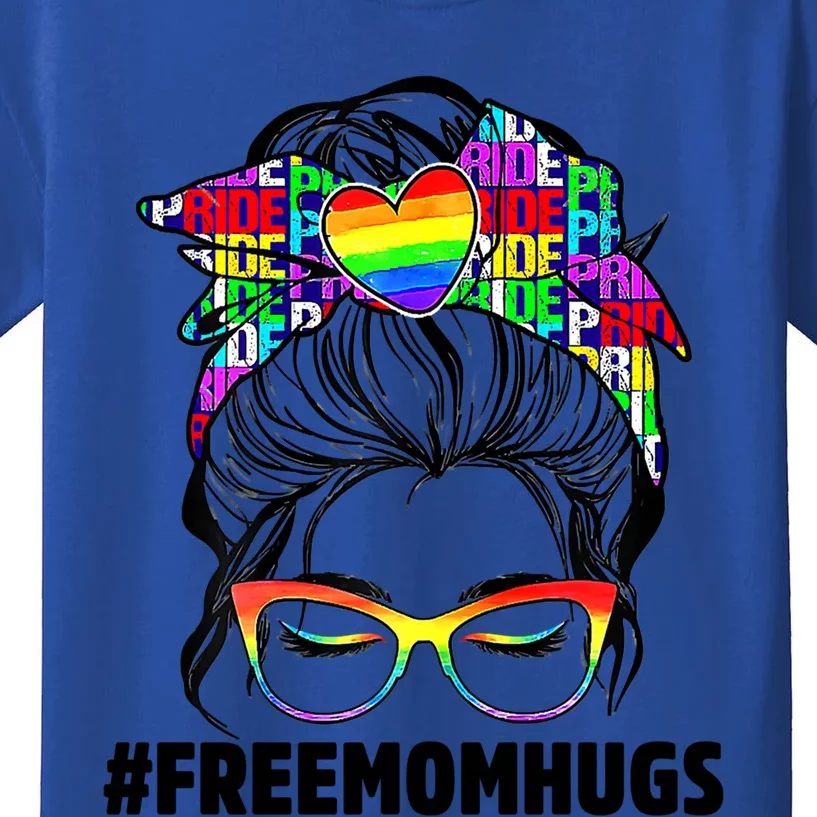 IM Proud Of You Free Mom Hugs Lgbt Pride Awareness Gift Kids T-Shirt