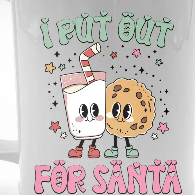 I Put Out For Santa Funny Milk And Cookie Christmas Gift Front & Back Beer Stein