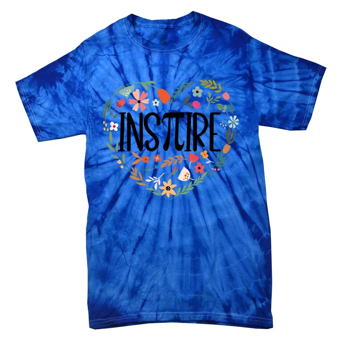 Inspire Pi Pie Funny Math Coach Teacher Pi Day Lover Nerdy Gift Tie-Dye T-Shirt