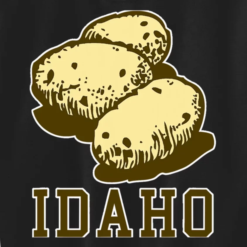 Idaho Potato Potato Potatoes Snacks Kids Sweatshirt