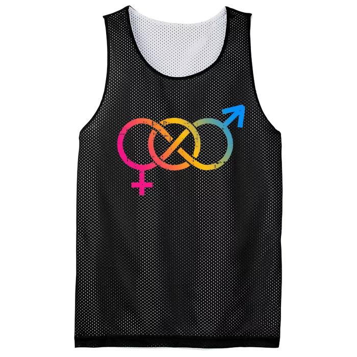 Infinity Pan Pansexual Pride Flag Lgbtq Cool Lgbt Ally Mesh Reversible Basketball Jersey Tank