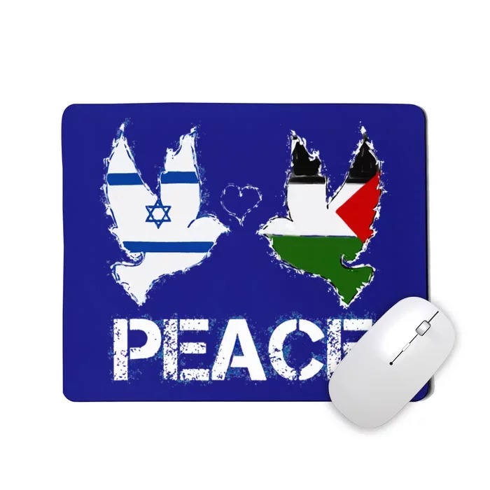 Israel Palestine Peace Friendship Pigeons gift Mousepad