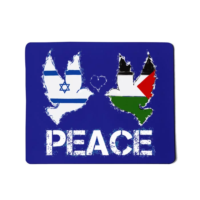 Israel Palestine Peace Friendship Pigeons gift Mousepad