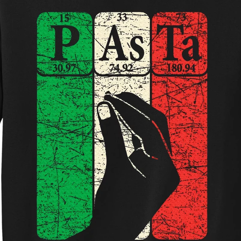 Italian Pasta Periodic Table Elements Italian Hand Gesture Sweatshirt