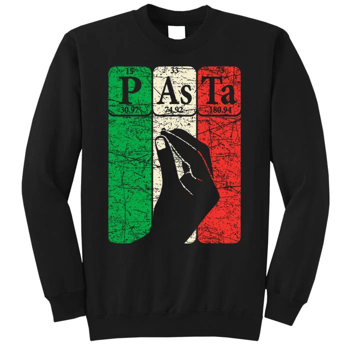 Italian Pasta Periodic Table Elements Italian Hand Gesture Sweatshirt