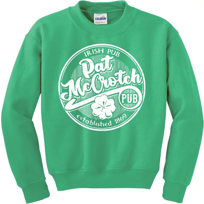 Irish Pub Pat McCrotch Pub 1869 Vintage Kids Sweatshirt