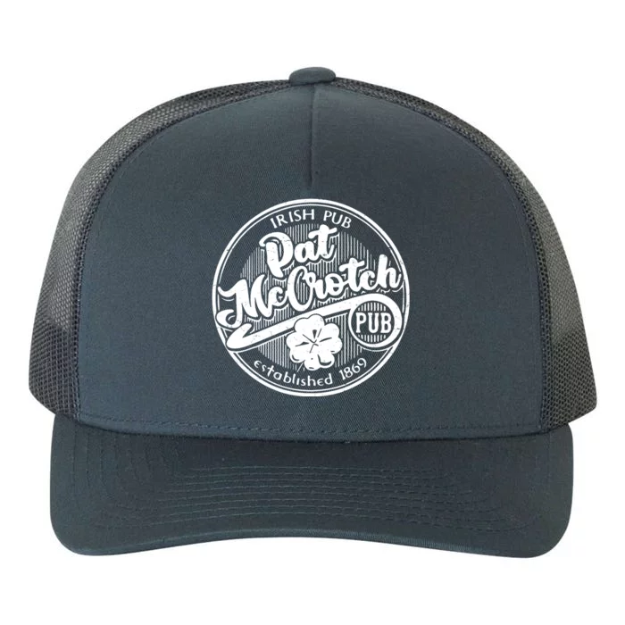 Irish Pub Pat McCrotch Pub 1869 Vintage Yupoong Adult 5-Panel Trucker Hat