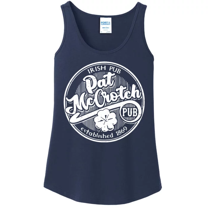 Irish Pub Pat McCrotch Pub 1869 Vintage Ladies Essential Tank