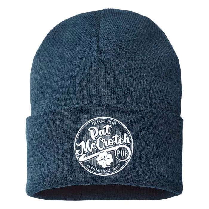 Irish Pub Pat McCrotch Pub 1869 Vintage Sustainable Knit Beanie