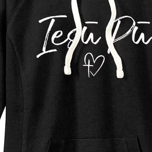 Iesu Pu Pala‘ili Women's Fleece Hoodie