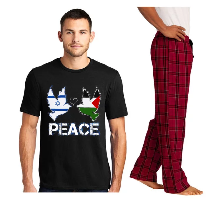 Israel Palestine Peace Friendship Pigeons Gift Pajama Set