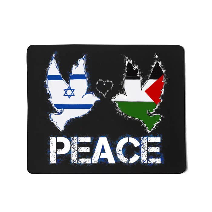 Israel Palestine Peace Friendship Pigeons Gift Mousepad