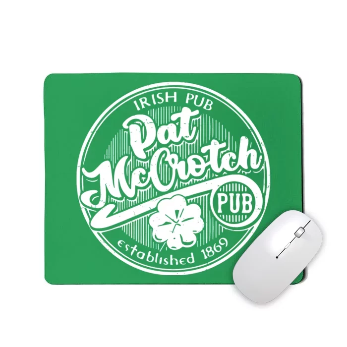 Irish Pub Pat Mccrotch Pub 1869 Mousepad