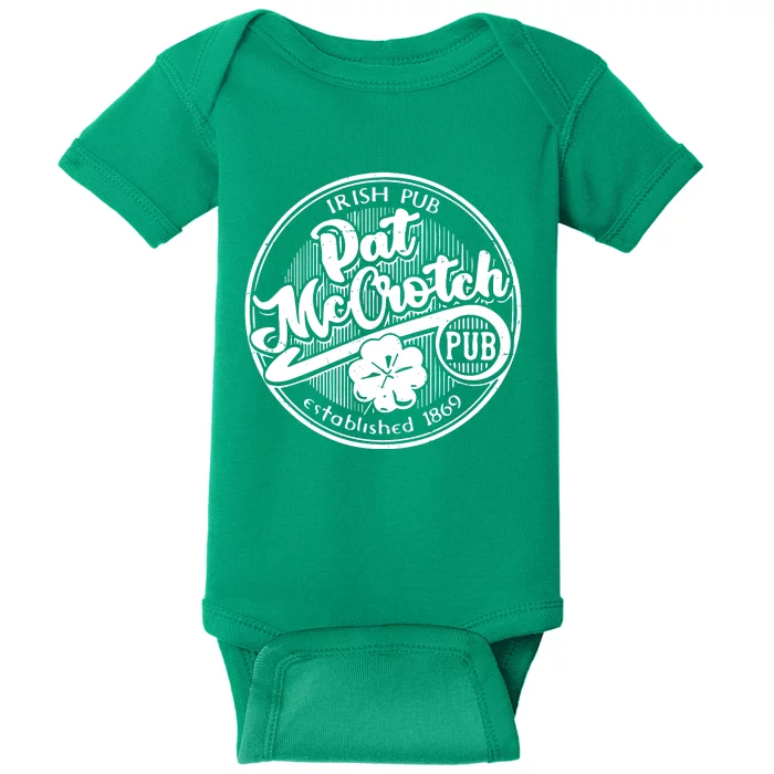 Irish Pub Pat Mccrotch Pub 1869 Baby Bodysuit