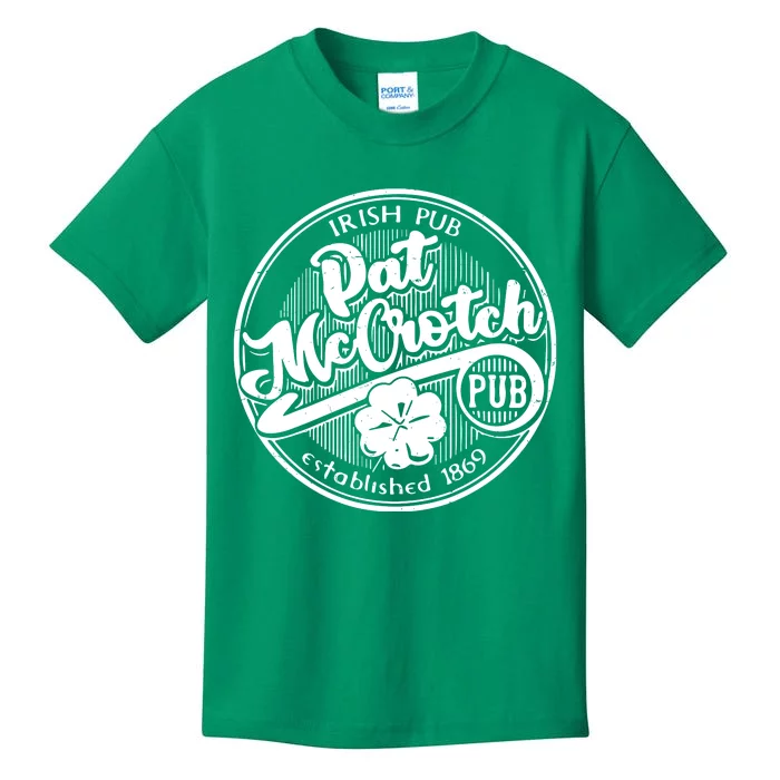 Irish Pub Pat Mccrotch Pub 1869 Kids T-Shirt