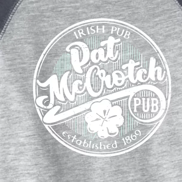 Irish Pub Pat Mccrotch Pub 1869 Toddler Fine Jersey T-Shirt