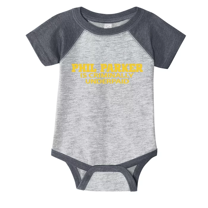 Iowa Phil Parker Is Criminally Underpaid Infant Baby Jersey Bodysuit