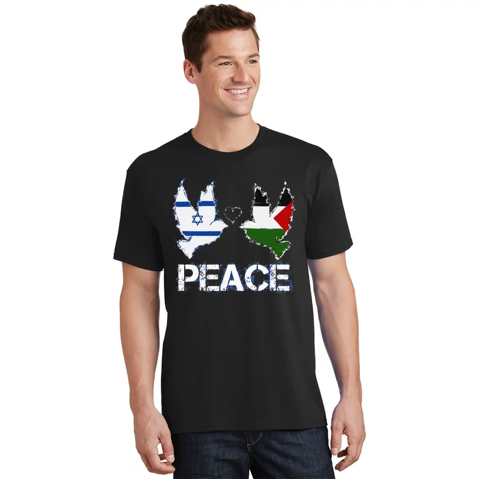 Israel Palestine Peace Friendship Pigeons gift T-Shirt