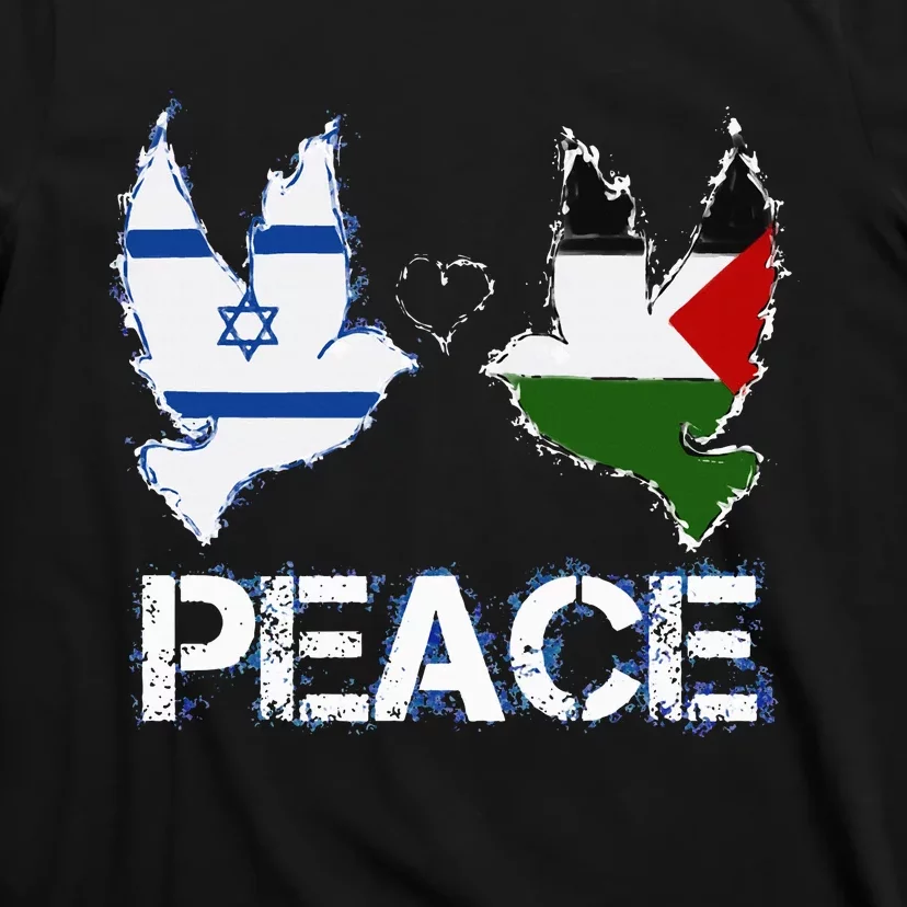 Israel Palestine Peace Friendship Pigeons gift T-Shirt