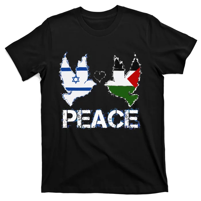 Israel Palestine Peace Friendship Pigeons gift T-Shirt