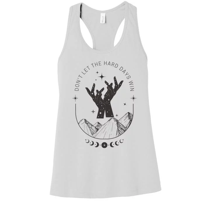 Inspirational Positive Quote Fantasy Romance Book Reader Women's Racerback Tank