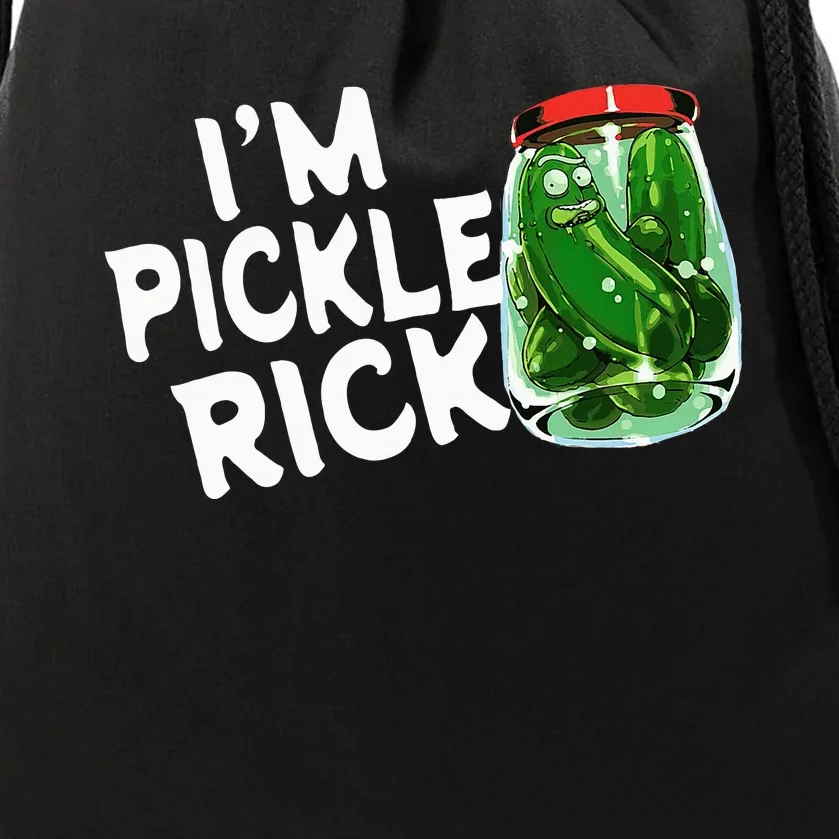 IM Pickle Rick Pickle Funny Drawstring Bag