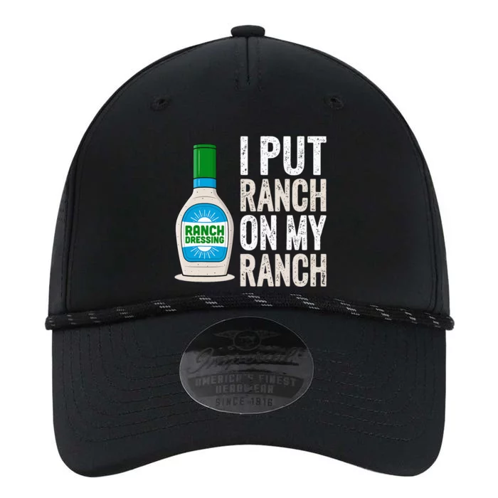 I Put Ranch On My Ranch Funny Vintage Ranch Dressing Performance The Dyno Cap