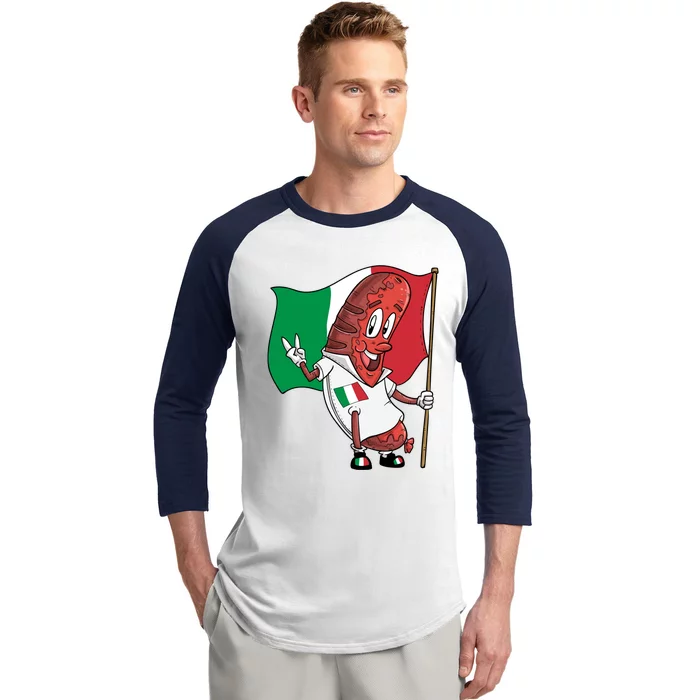 Italian Pork Roast Sausage Great Gift Baseball Sleeve Shirt