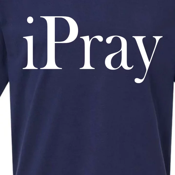 iPray I Pray Sueded Cloud Jersey T-Shirt