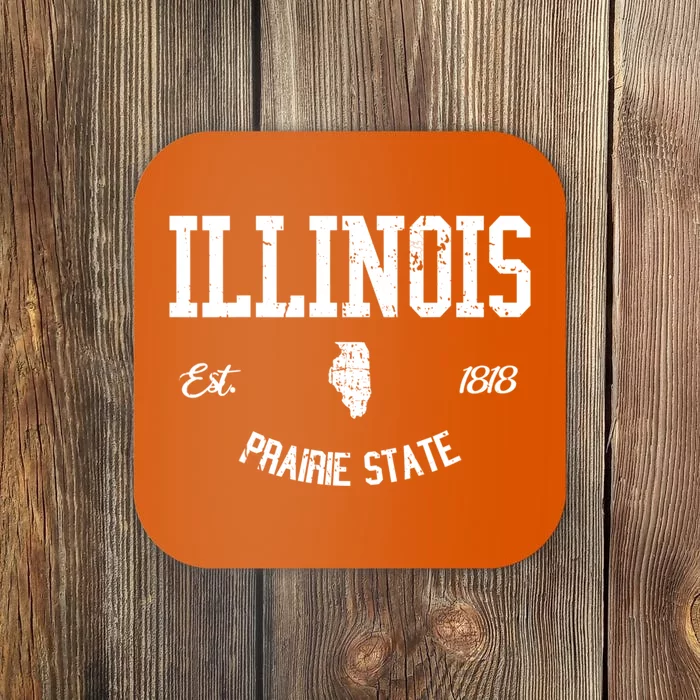 Illinois Prairie State Varsity Sports College Athletic Coaster