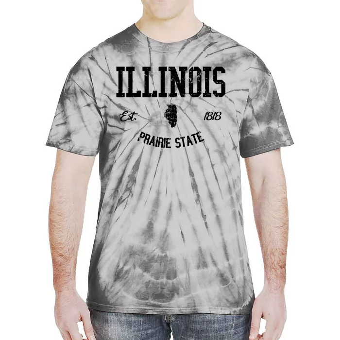 Illinois Prairie State Varsity Sports College Athletic Tie-Dye T-Shirt