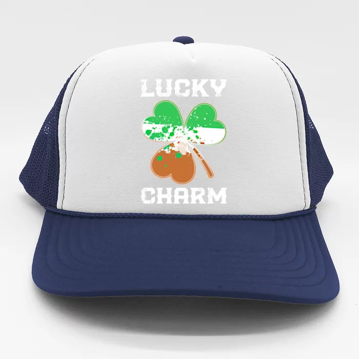 Irish Patriotic Shamrocked Ireland Flag Lucky Charm Cool Gift Trucker Hat