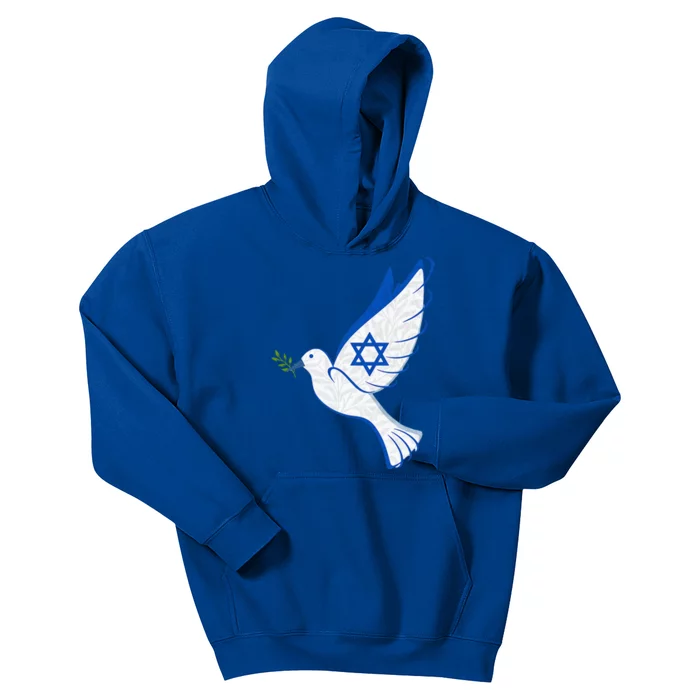 Israel Pro Support Stand Strong Peace Love Jewish Kids Hoodie