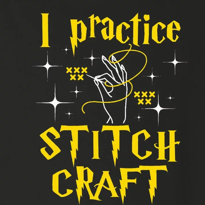 I Practice Stitch Craft Cross Stitching Cross Stitcher Toddler Long Sleeve Shirt