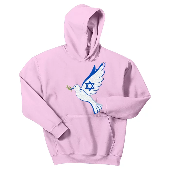 Israel Pro Support Stand Strong Peace Love Jewish Kids Hoodie