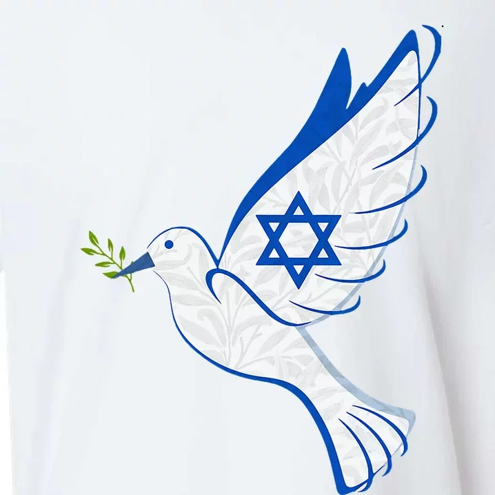 Israel Pro Support Stand Strong Peace Love Jewish Sueded Cloud Jersey T-Shirt