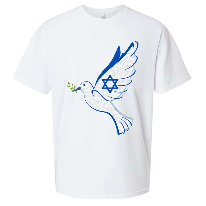 Israel Pro Support Stand Strong Peace Love Jewish Sueded Cloud Jersey T-Shirt