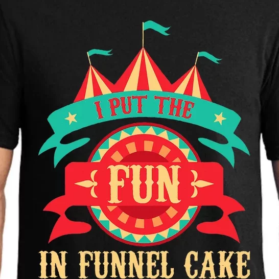 I Put The Fun In Funnel Cake Circus Birthday Pajama Set