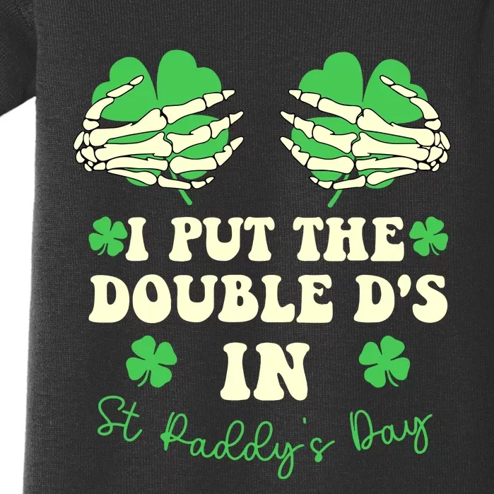 I Put The Double Ds In St Paddys Day Funny Baby Bodysuit