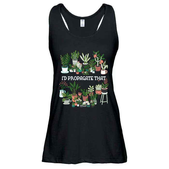 ID Propagate That Plant Lover Gardener Garden Gardening Ladies Essential Flowy Tank