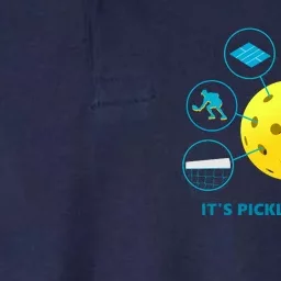 Its Pickleball Time Softstyle Adult Sport Polo